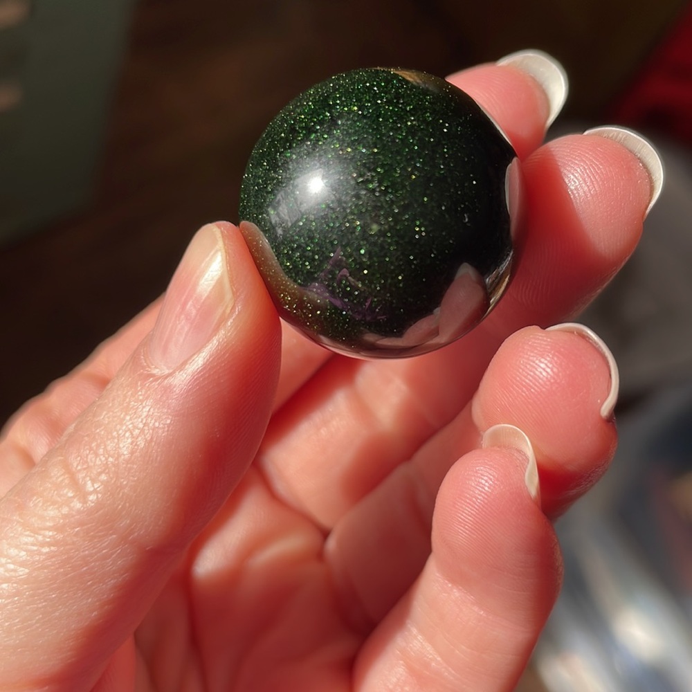 Rare Green Sandstone | Mini Sphere